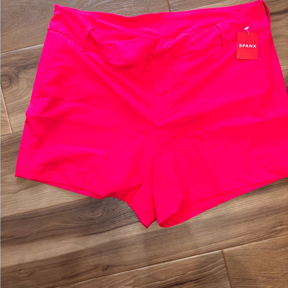 SPANX Women's Hot Pink Athletic Shorts